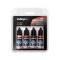 Vallejo Ruby Red True Metallic Metal Paint Set (4 Colors)