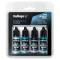 Vallejo Hydra Turquoise True Metallic Metal Paint Set (4 Colors)