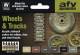 Wheels & Tracks Model Air Paint Set (6 Colors)