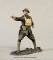 Jack Tars & Leathernecks Collection: U.S. Marine NCO Firing M1911 Pistol Belleau Wood 1918