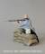 Zulu War Collection: A Well Aimed Shot British 24th Foot in Shirtsleeves Shooting Rifle from Mealie Bag Wall