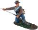 American Civil War: Confederate Infantry Kneeling Ramming No. 1 - ONLY 1 AVAILABLE