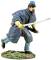 American Civil War: Union Infantry in Overcoat Officer Charging No. 1 - ONLY 1 AVAILABLE