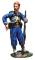 American Civil War: Union Infantry 146th NY Zouave Standing Reaching for Cartridge