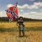 American Civil War: Confederate Flagbearer, 4th Texas, 1st Issue Flag