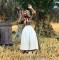 Village Green: Virgil! Quick Come See! 1860s Woman Shouting