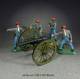 Super Deetail Plastics: 10 Pound Parrott Cannon with 4 Confederate Artillery Crew
