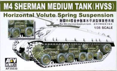 Wheels & Suspension (HVSS) for M4 Sherman Medium Tank