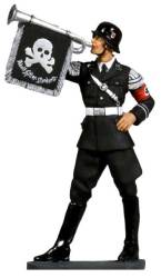 The Leibstandarte SS 1938: Trumpeter with Death Head Flag