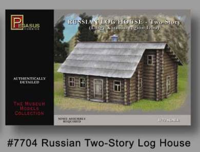 Russian Two Story Log House