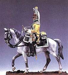 Mounted French Trumpeter, 19th Regiment of Dragoons 1807