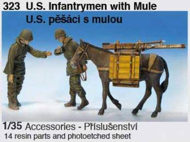 US Infantrymen with Mule