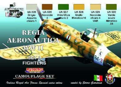 Camouflage Italian Regia Aeronautica WWII Fighters Set #1
