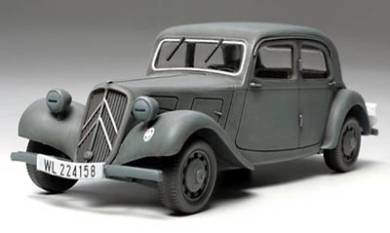 WWII French Citroën Traction 11CV Staff Car