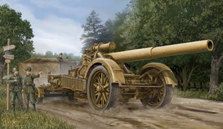 German 21cm Morser 18 Heavy Artillery Gun