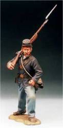 Union Infantry Attacking, Rifle Over Shoulder