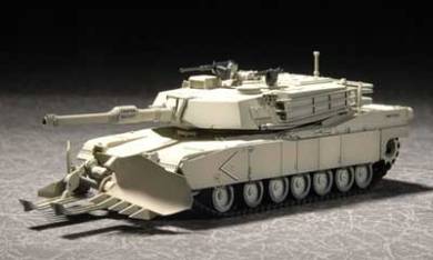 US M1A1 Abrams Main Battle Tank with Mine Clearing Equipment