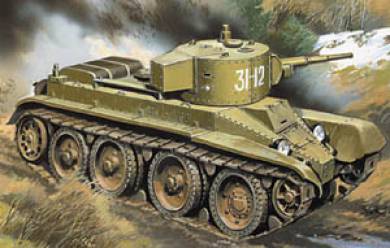 BT-5 Soviet Wheel-Track Tank
