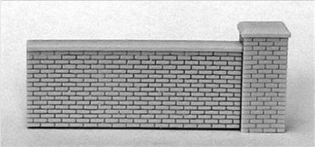 Medium Brick Wall Add-On with Pillar