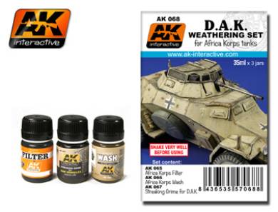 AK Interactive Weathering Set- Afrika Korps