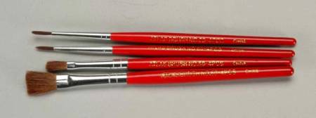 Red Sable Brush Set