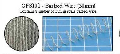 Hobby Rounds- Barbed Wire (30mm)