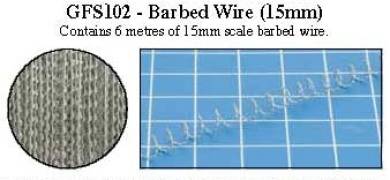 Hobby Rounds- Barbed Wire (15mm)