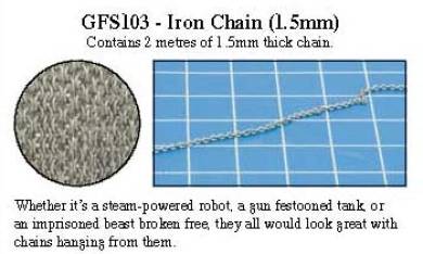 Hobby Rounds- Iron Chain (1.5mm)