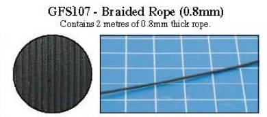 Hobby Rounds- Braided Rope (1.5mm)