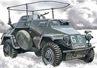 WWII German Sd.Kfz.223 Radio Communication Vehicle