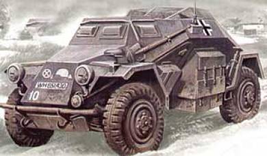 WWII German Sd.Kfz.260 Radio Communication Vehicle
