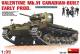 WWII Valentine Mk VI Canadian-Built Early Tank with 5 Crew