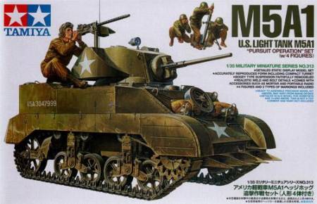 WWII U.S.M5A1 Light Tank