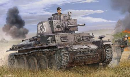 WWII German PzKpfw 38t Ausf E-F Tank
