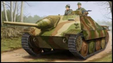 WWII German Jagdpanzer 38t Hetzer STARR Tank