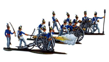 Napoleonic: British Foot Artillery Battery (5 pcs.)