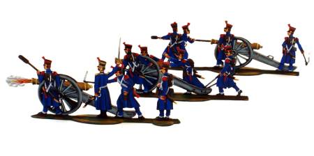 Napoleonic: French Artillery Battery (3 pcs.)
