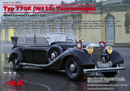 WWII Type 770K W150 Tourenwagen German Leaders Car