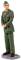Jack Tars & Leathernecks Collection: U.S. Marine in Green Winter Service Dress, WWII
