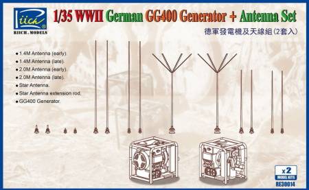 WWII German GG400 Generator & Antenna Set