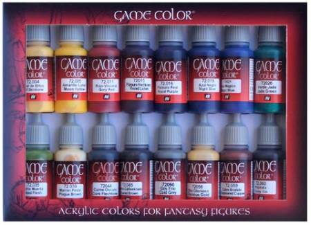 Vallejo Game Color Advanced Set - 16 Colors