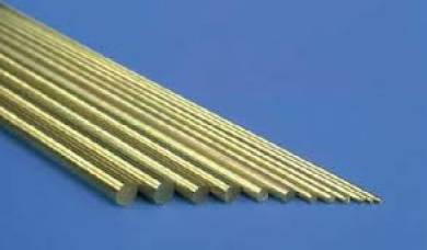 Solid Brass Rod 3/16 x 12 - 1 pc. 