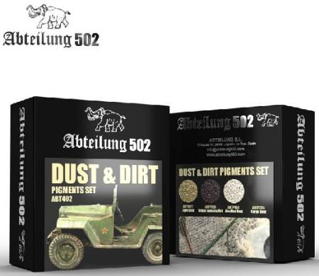 502 Abteilung Weathering Pigment Set- Dust & Dirt
