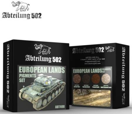 502 Abteilung Weathering Pigment Set- European Lands