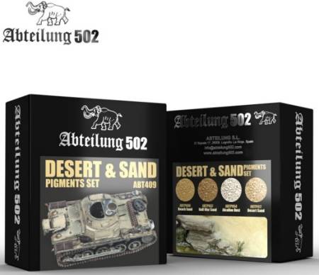 502 Abteilung Weathering Pigment Set- Desert & Sand
