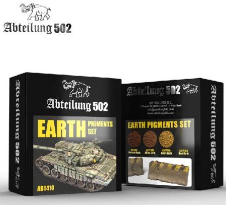 502 Abteilung Weathering Pigment Set- Earth Weathering