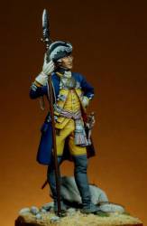 Officer Leib Infantry Regiment. Hesse-Kassel, America 1775