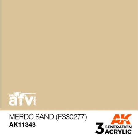 AFV Series MERDC Sand FS30277 3rd Generation Acrylic Paint