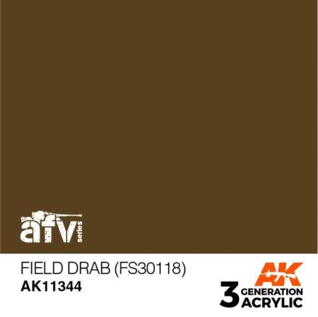 AFV Series Field Drab FS30118 3rd Generation Acrylic Paint