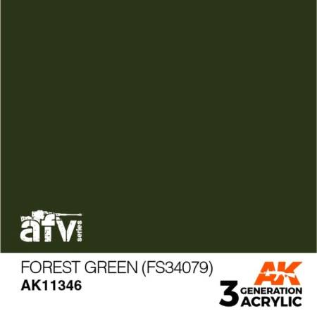 AFV Series Forest Green FS34079 3rd Generation Acrylic Paint